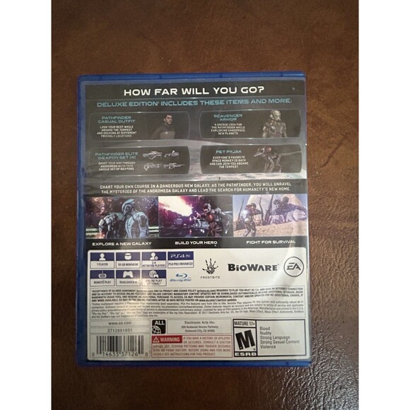 Mass Effect Andromeda Deluxe Edition Sony Playstation 4 PS4 Bioware mature 2017 - Picture 2 of 5